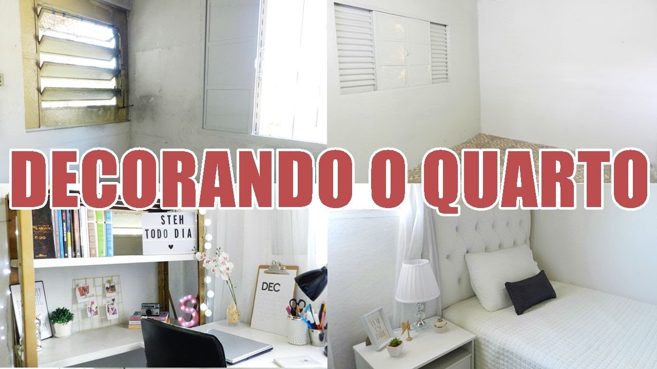 Transformando o meu quarto gastando pouco: Decoração
