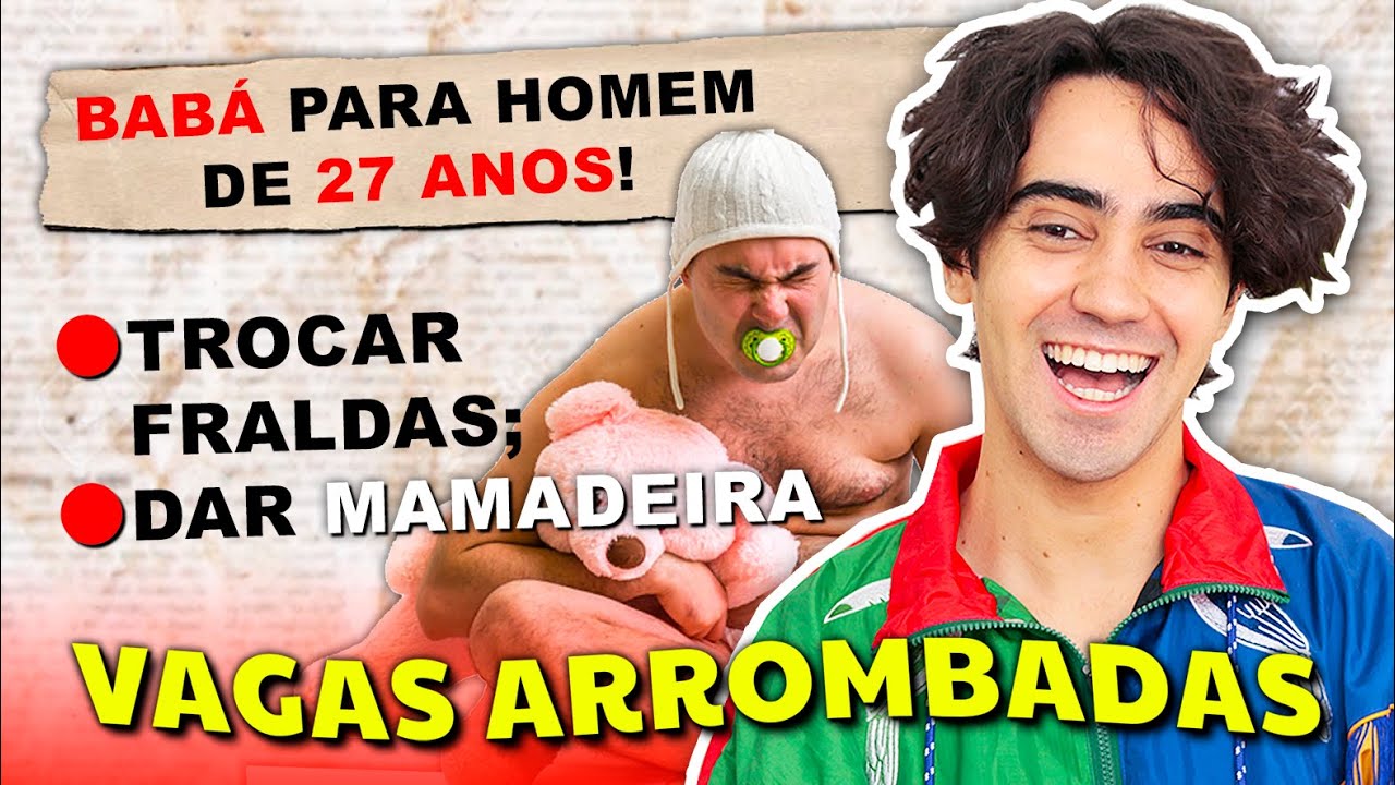 VAGAS DE TRABALHO TÃO RUINS QUE É MELHOR O DESEMPREGO