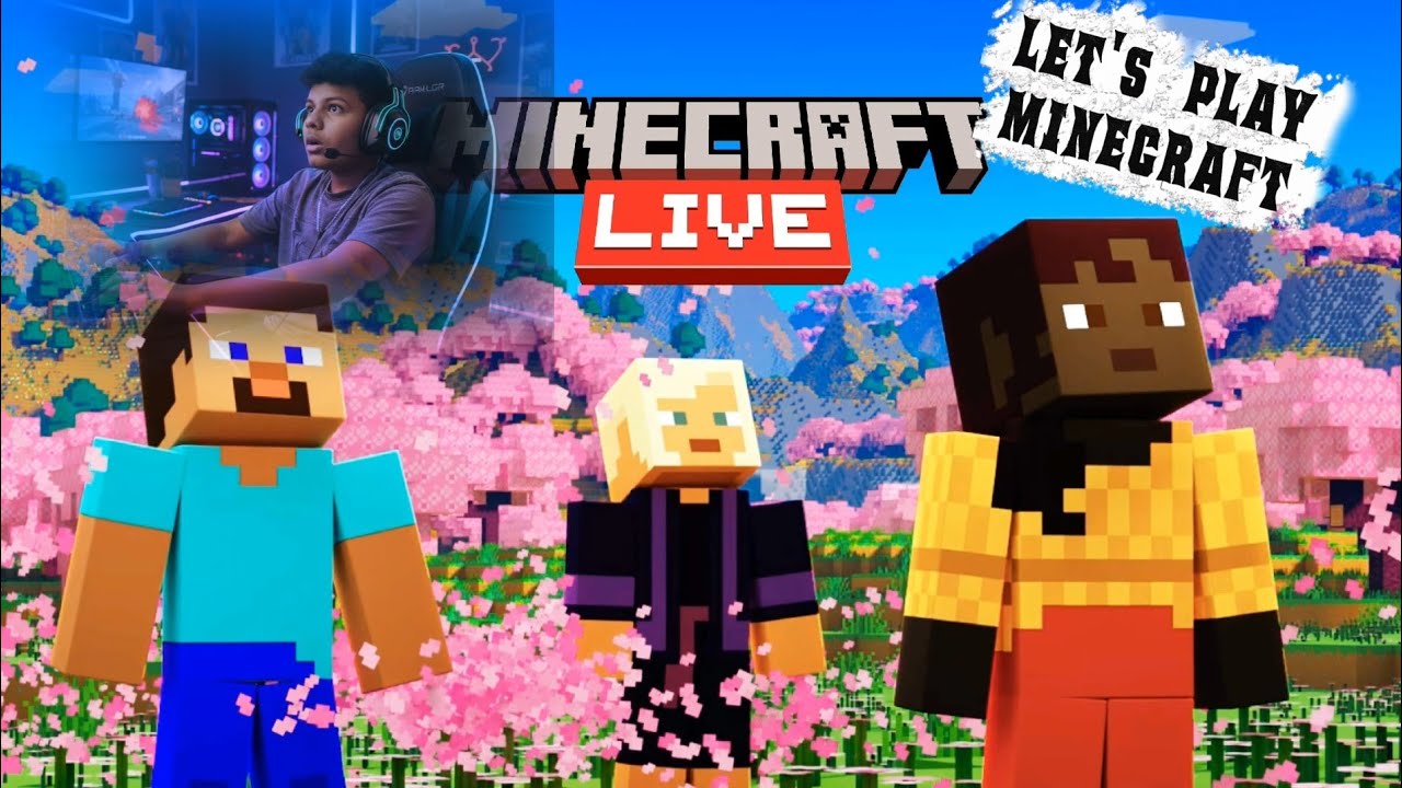 Play Minecraft right now in my Minecraft world 🌎 #minecraft #live @whard.g.a.k