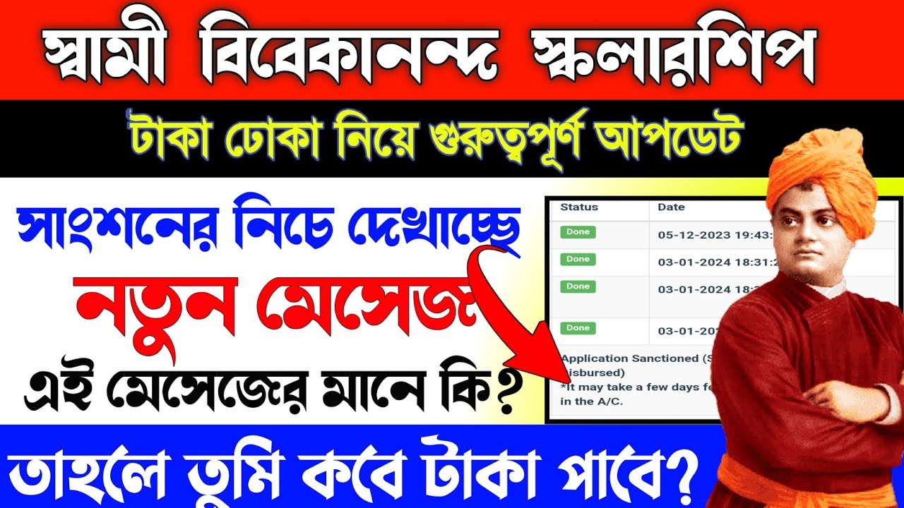 svmcm application sanctioned | It may take a few days for the amount to be credited in the A/C