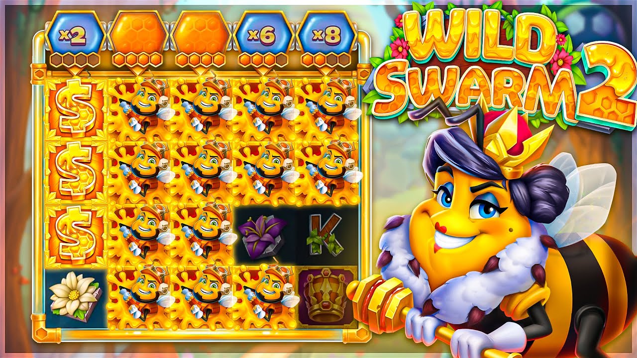 MAX STAGE TWICE On WILD SWARM 2 SLOT!! *NEW*