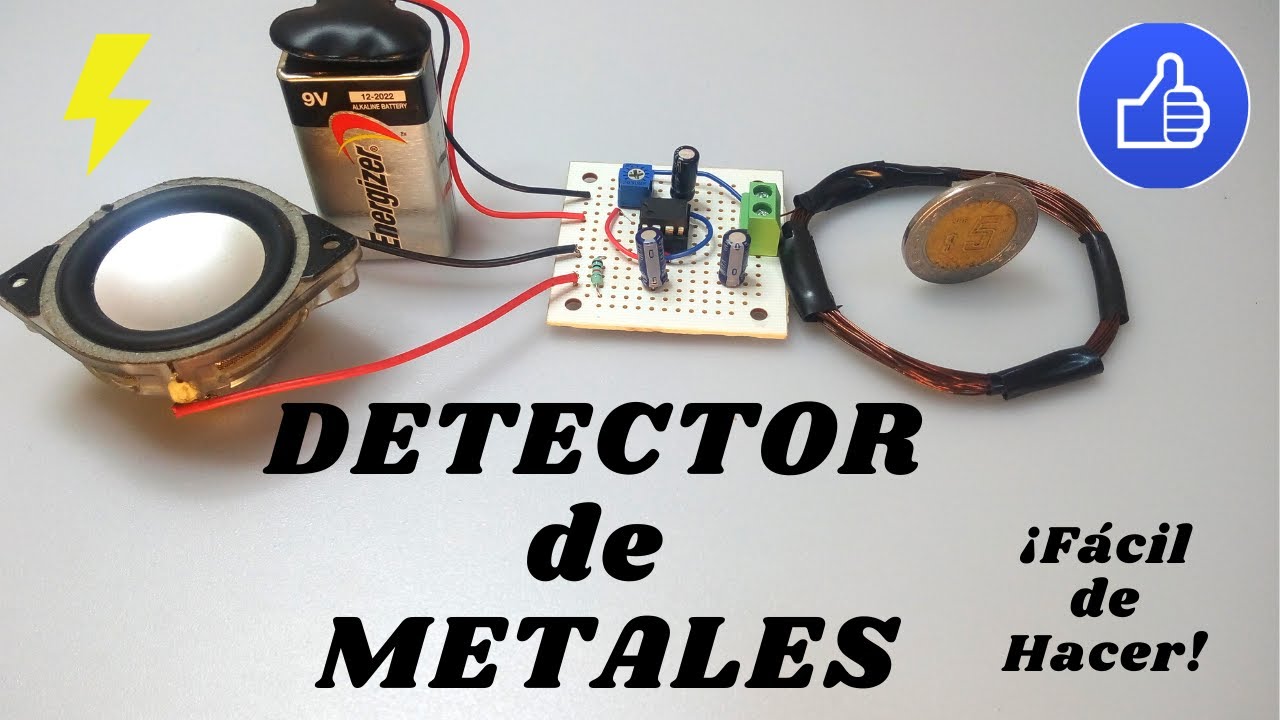 DETECTOR METALES CASERO 👍 ¡Fácil de Hacer!