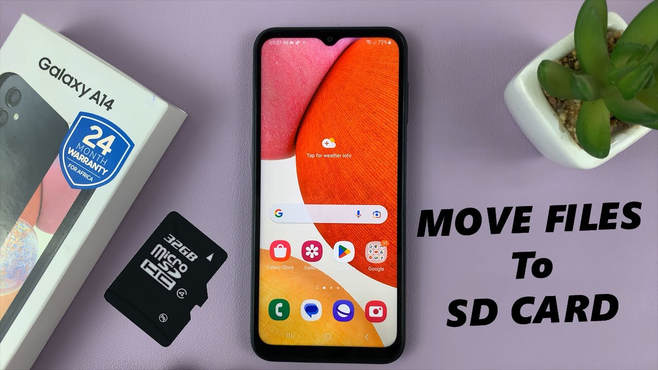 How To Move Files To SD Card On Samsung Galaxy A14