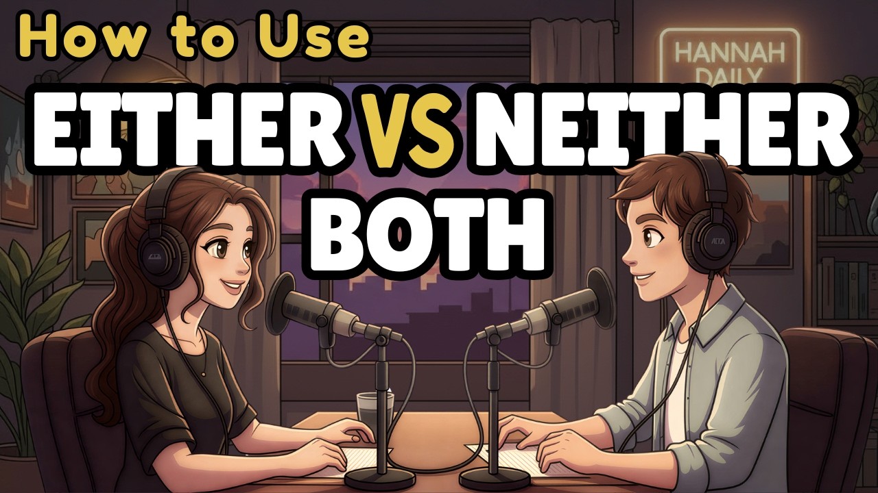 Как носители языка НА САМОМ ДЕЛЕ используют EITHER, NOITHER и BOTH | Изучайте английский с помощь...
