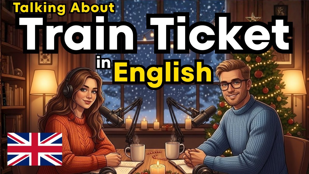 Buying a Train Ticket in English |  Beginner Conversation