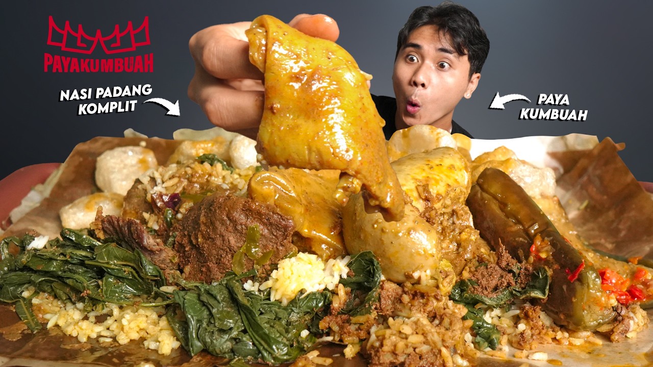 PARAH!! MUKBANG NASI PADANG KIKIL PAYAKUMBUAH!!🥵