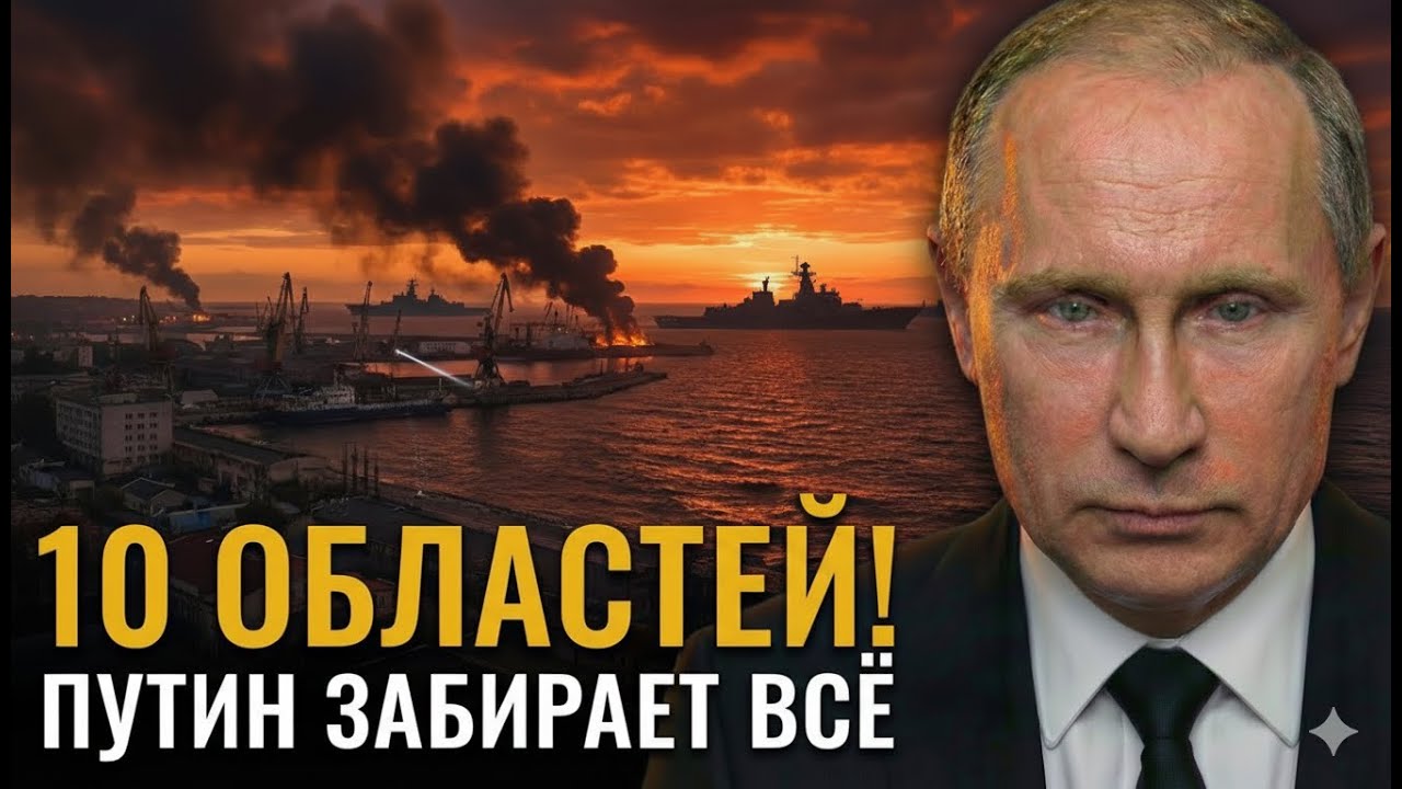 ПУТИН ЗАБИРАЕТ 10 ОБЛАСТЕЙ! Киеву предъявлен ПОСЛЕДНИЙ УЛЬТИМАТУМ