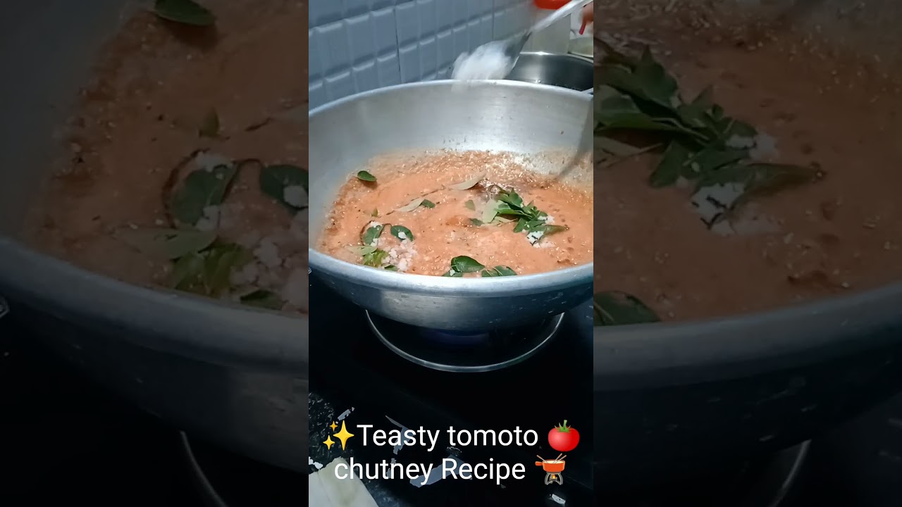 # how to make tasty Tomato 🍅chutney? #தக்காளி சட்னி செய்வது எப்படி?🤗