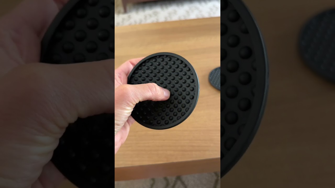 Surface Protection: Coasters That Work! (Raised Bumps & Edge)
