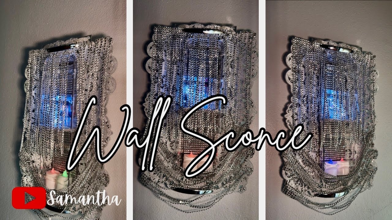 Watch Me Turn This Tray Into A Wall Sconce | WALL SCONCE