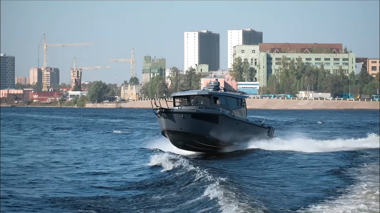 Эксклюзивный катер ORCA от River Brothers. Лодка как искусство #наземлеинаводе