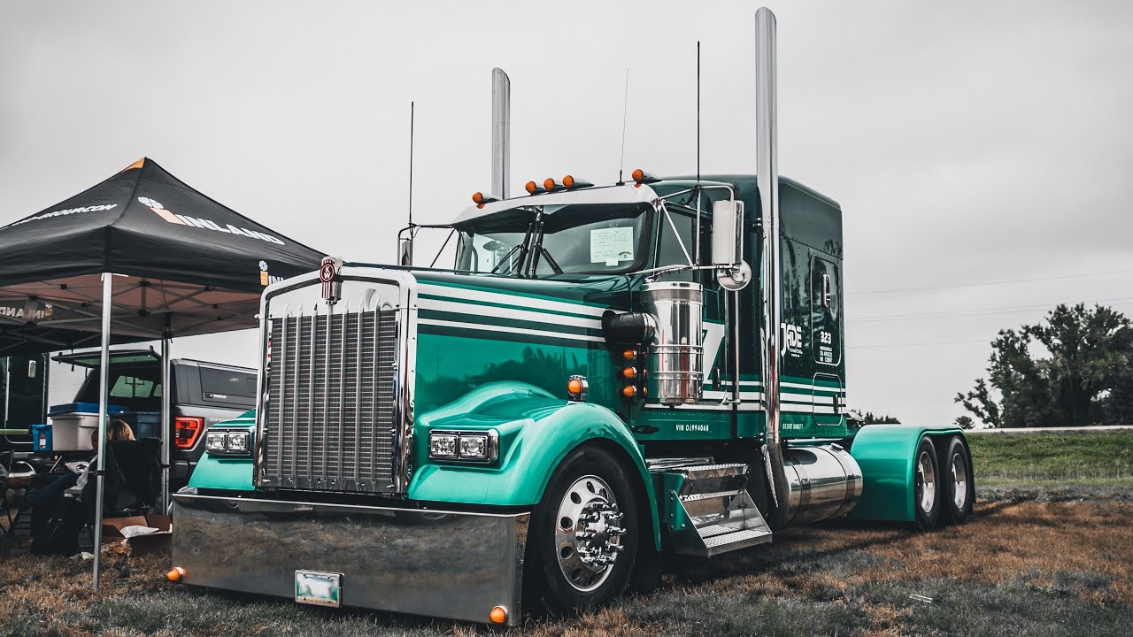 ШОУ-ТУР НА ГРУЗОВИКАХ ZZ TOP | ПЛАНЕР KENWORTH W900L С ПРЯМЫМИ ТРУБАМИ И CAT | ПАРА KENWORTH