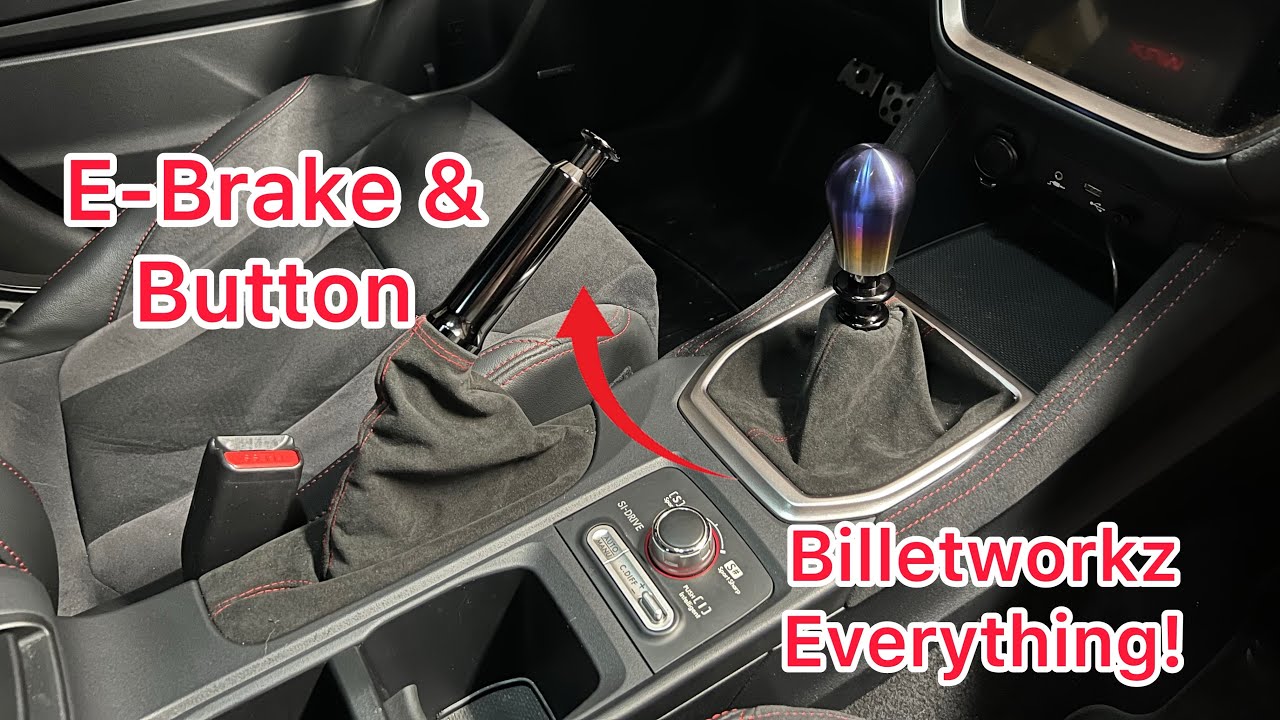 22+ WRX Billetworkz E-Brake Handle Install