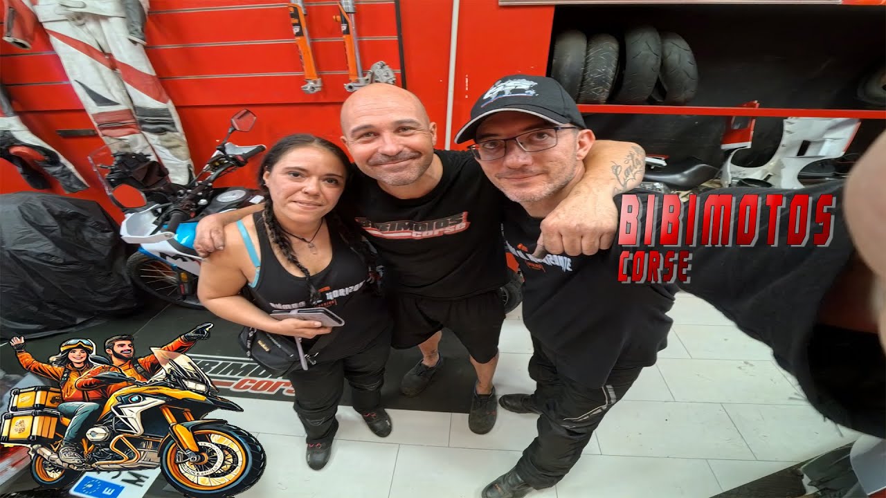 Continua el VIAJE 🏍 Visitamos BIBIMOTOS Corse | Península Ibérica | en Moto 🏍 CAP #2
