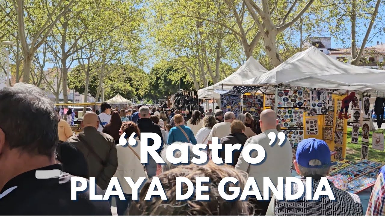 Passeando no mercadillo da Playa de Gandia (Março 2025)