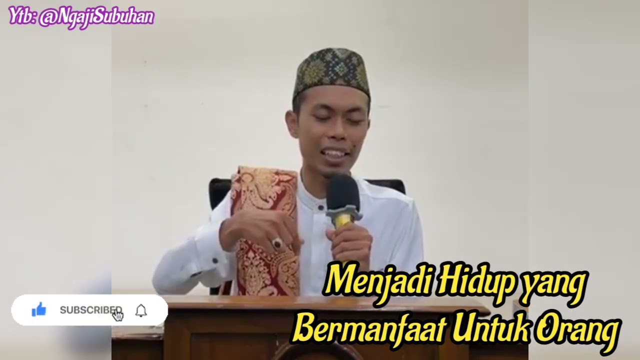 Menjadi Hidup yang bermanfaa untuk orang #luqmanulhakim