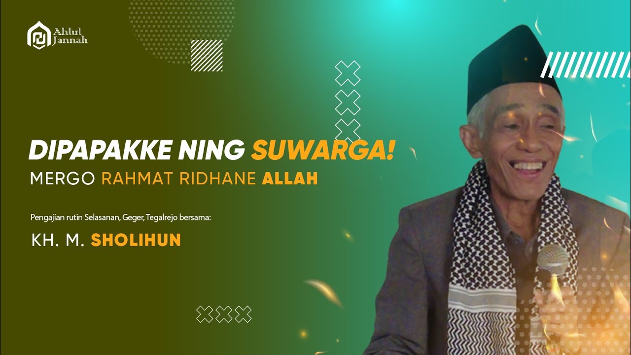 Pengajian Rutin Selasan KH M Sholihun: 