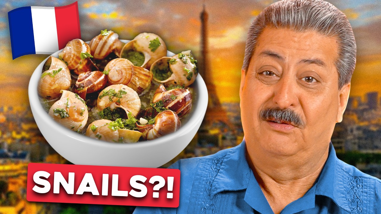 Mexican Dads TRY ESCARGOT! (French Food)