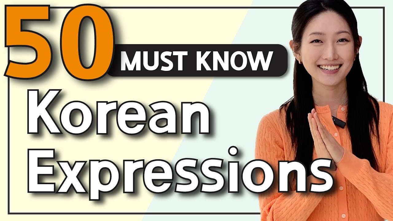 50 Essential Korean Expressions for Beginners - in 10 Minutes!