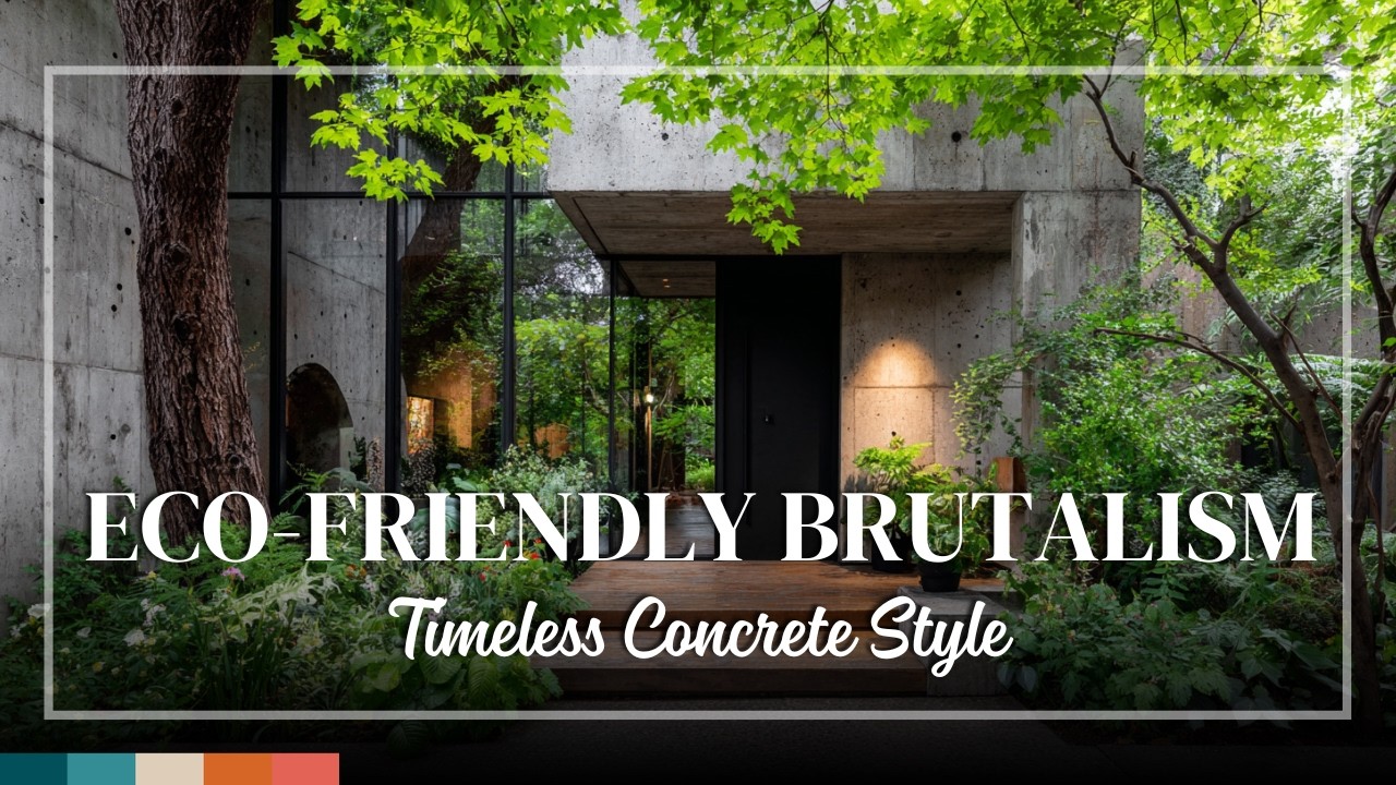 Eco Luxury Brutalist Houses – Sustainable Concrete Design with Thoughtful Sophistication