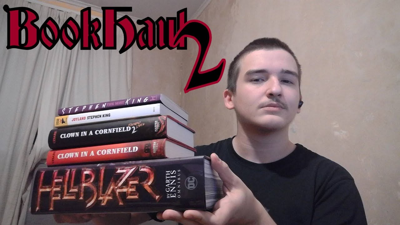 ASMR | Book Haul 2 (Stephen King, Adam Cesare and Garth Ennis)