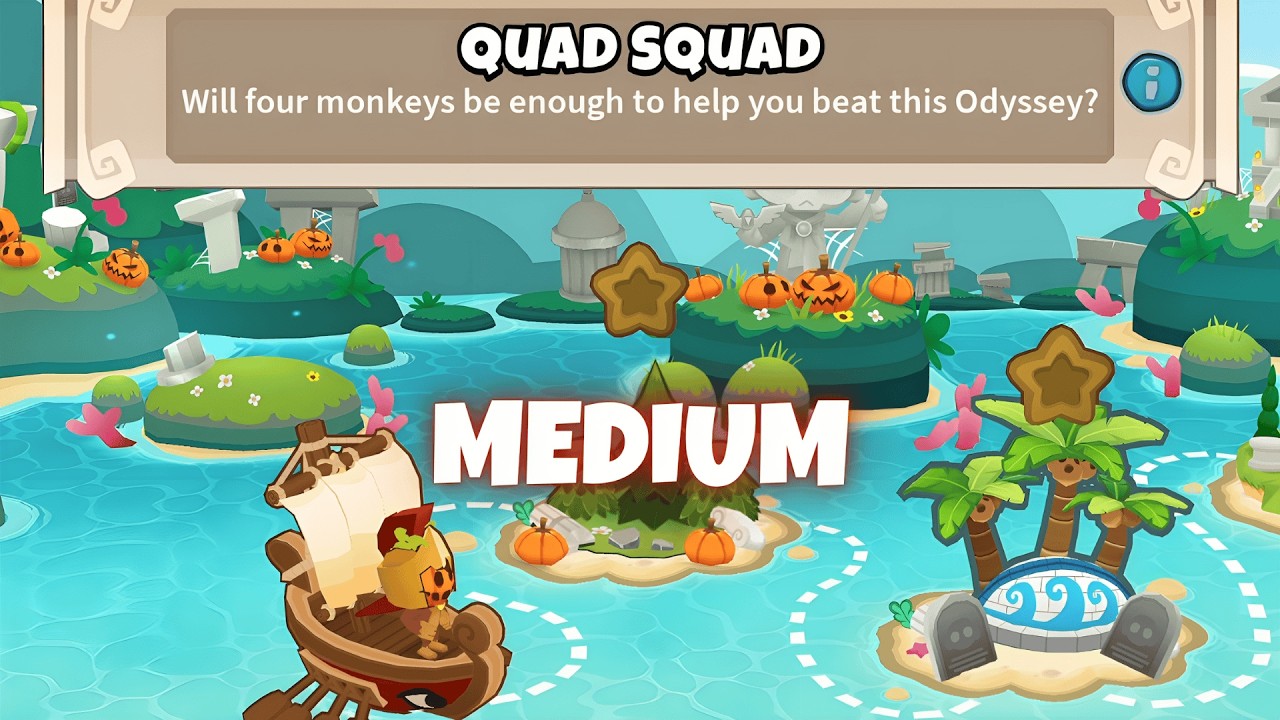 BTD6 Odyssey | Medium Tutorial | Quad Squad