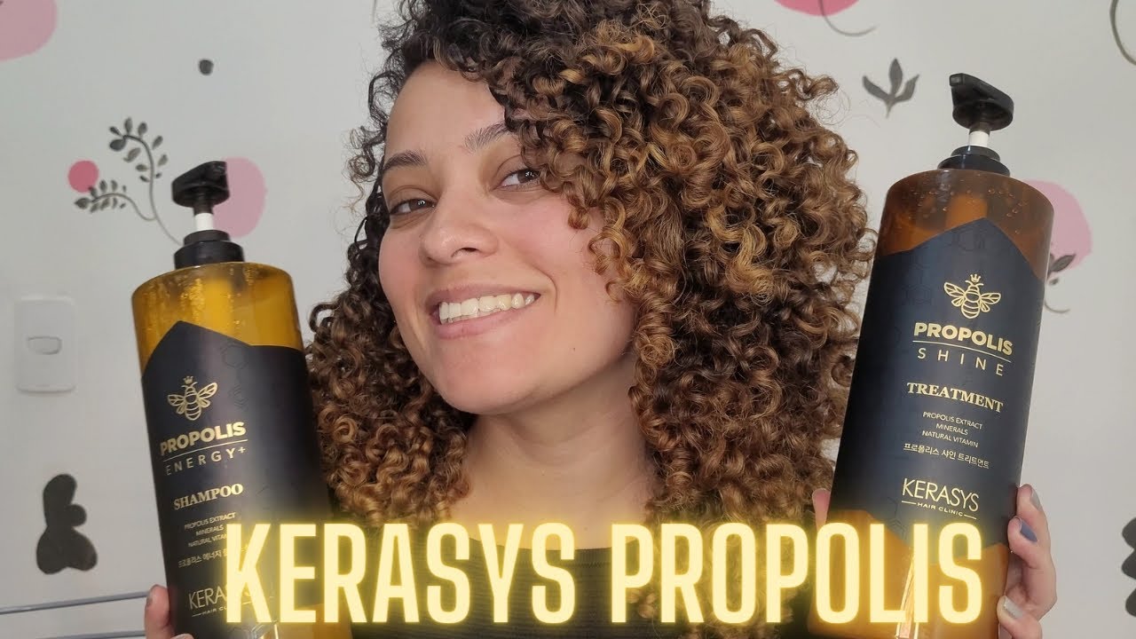 TOP DAS TOPS'S KERASYS PROPOLIS PRODUTO PROFISSIONAL em cabelo cacheado?/ POROSIDADE CONTROLADA