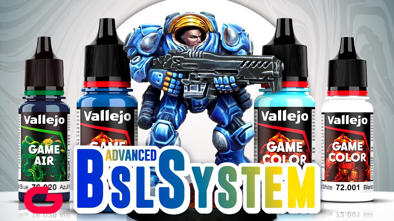 How to paint blue using the ADVANCED BSL system
