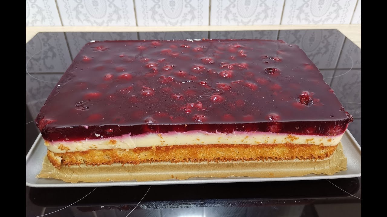 Kirsch Schmand Kuchen -Cherry Cake