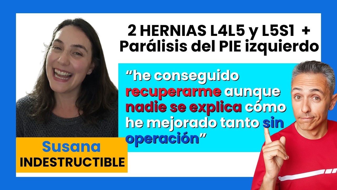 SUSANA he conseguido recuperarme aunque nadie se explica cómo he mejorado tanto sin operación