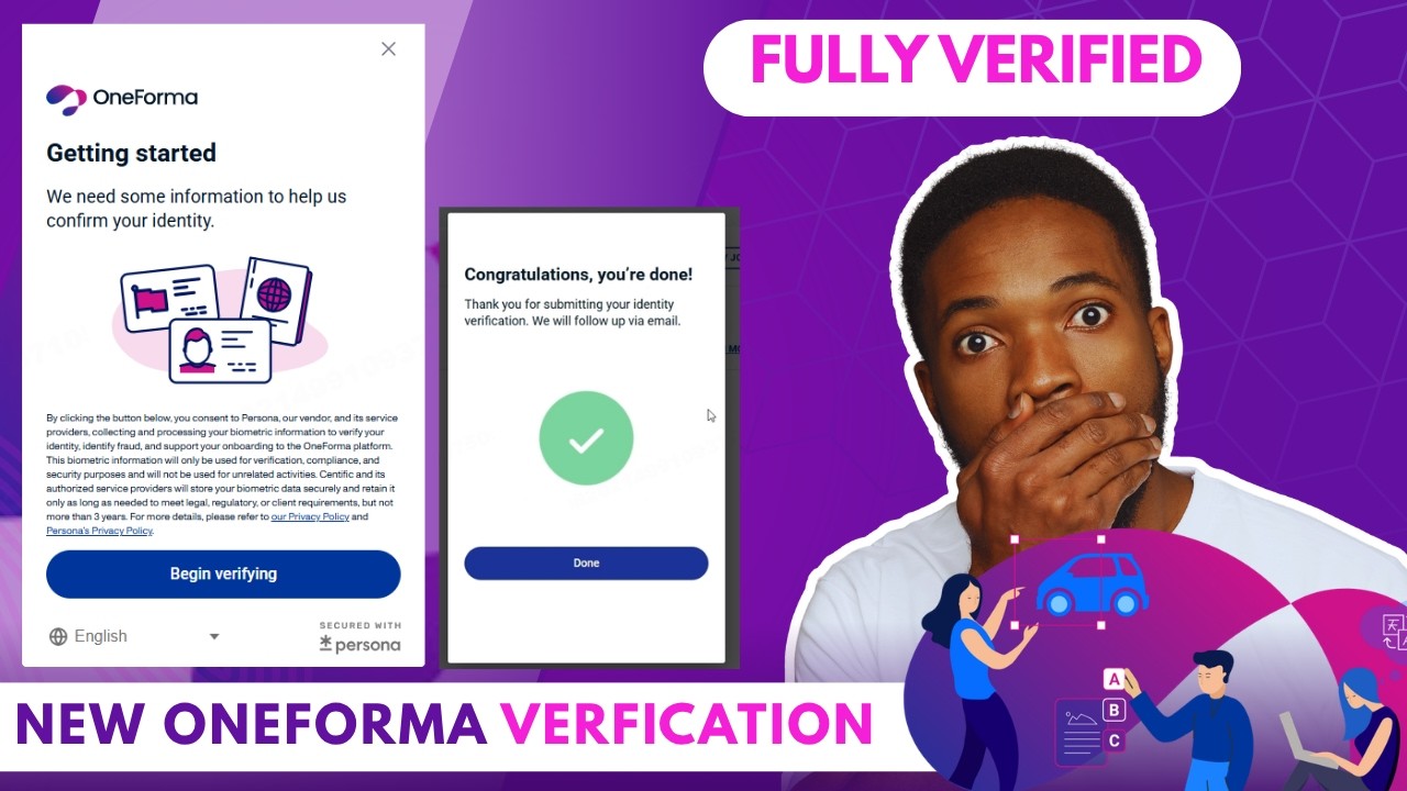 OneForma New Verification Process | How I Passed My ID and Face Verification