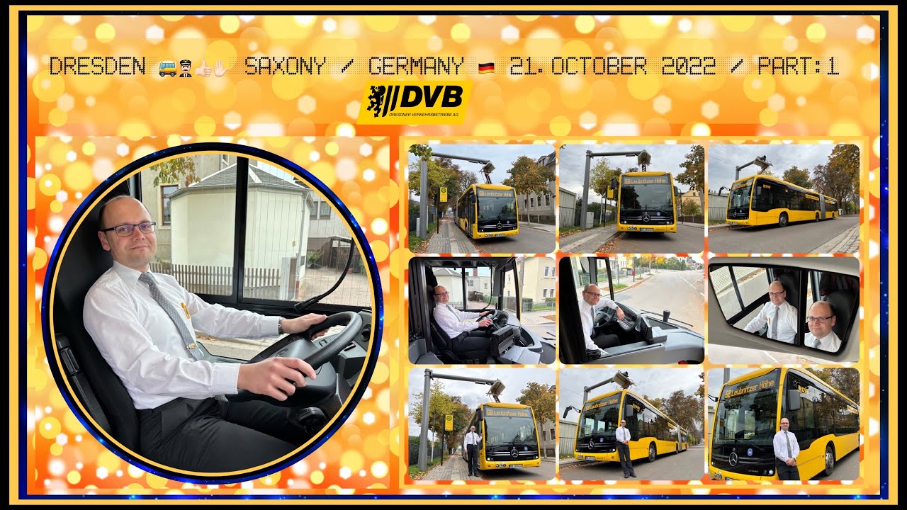 Dresden bus line 68 with bus driver Eric / Part:1/1 / Dresdner Buslinie 68 mit Eric / Teil:1/1