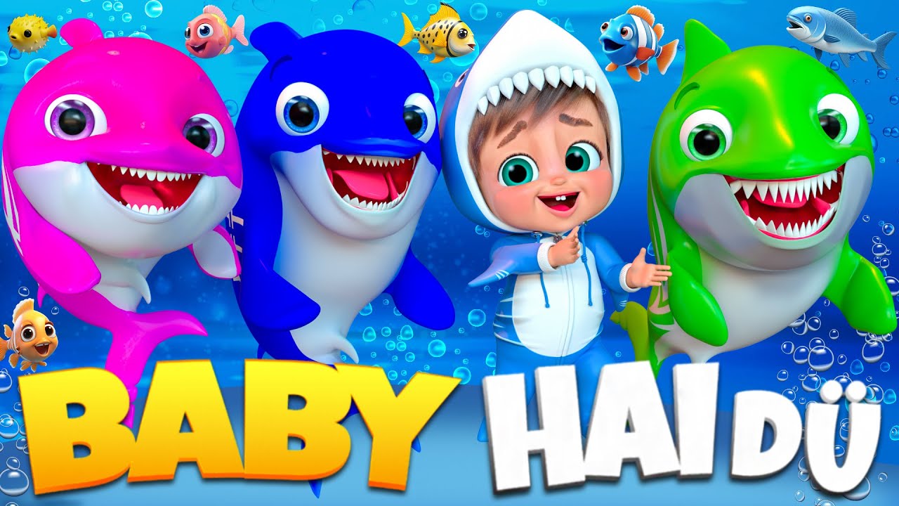 Babyhai macht Party! | Kinderreime für Kinder | Tanzlieder |Super Luca Deutsch #kinderlieder