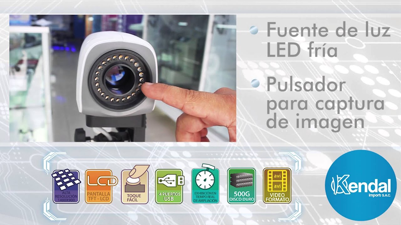 Kendal Import: V&iacute;deo colposcopio EDAN C3 y C6