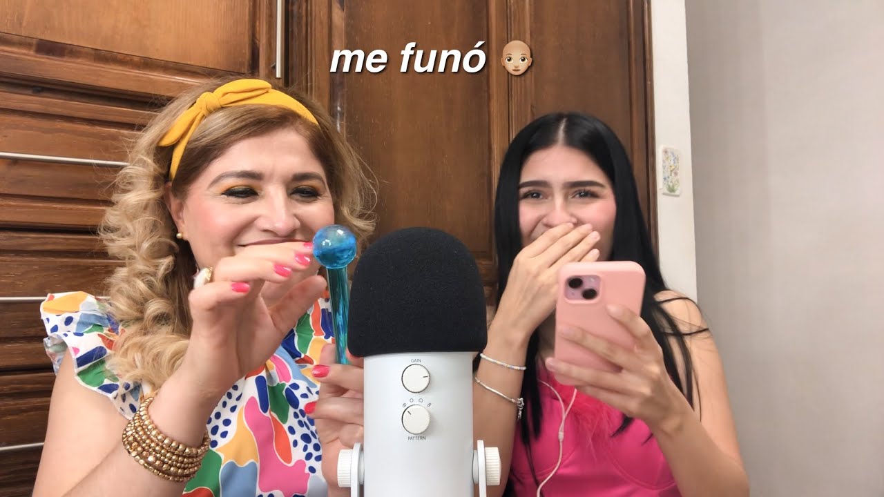 MI MAMÁ INTENTA ASMR POR PRIMERA VEZ 🧍🏻‍♀️