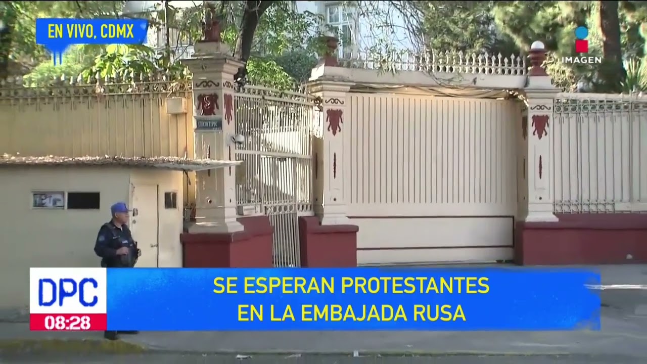 Se esperan protestas en la embajada rusa | De Pisa y Corre
