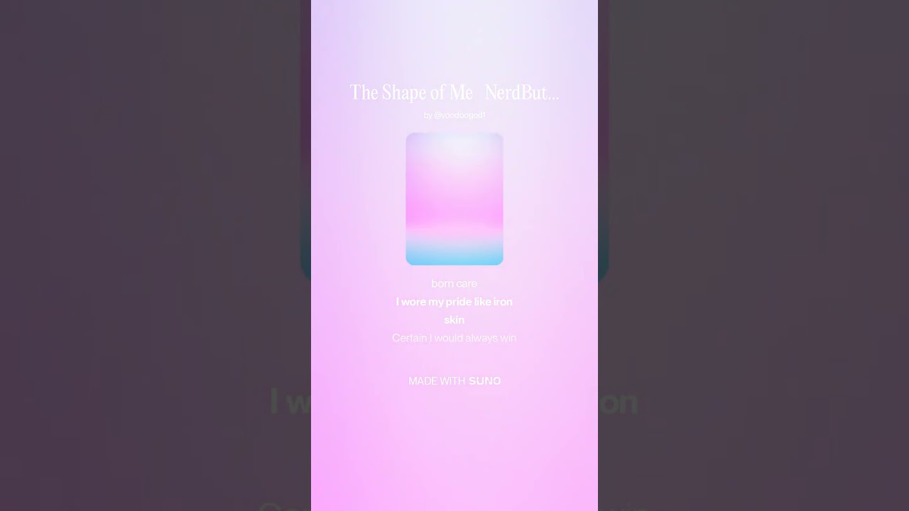 The Shape of Me   NerdButter ReDux Final Cut