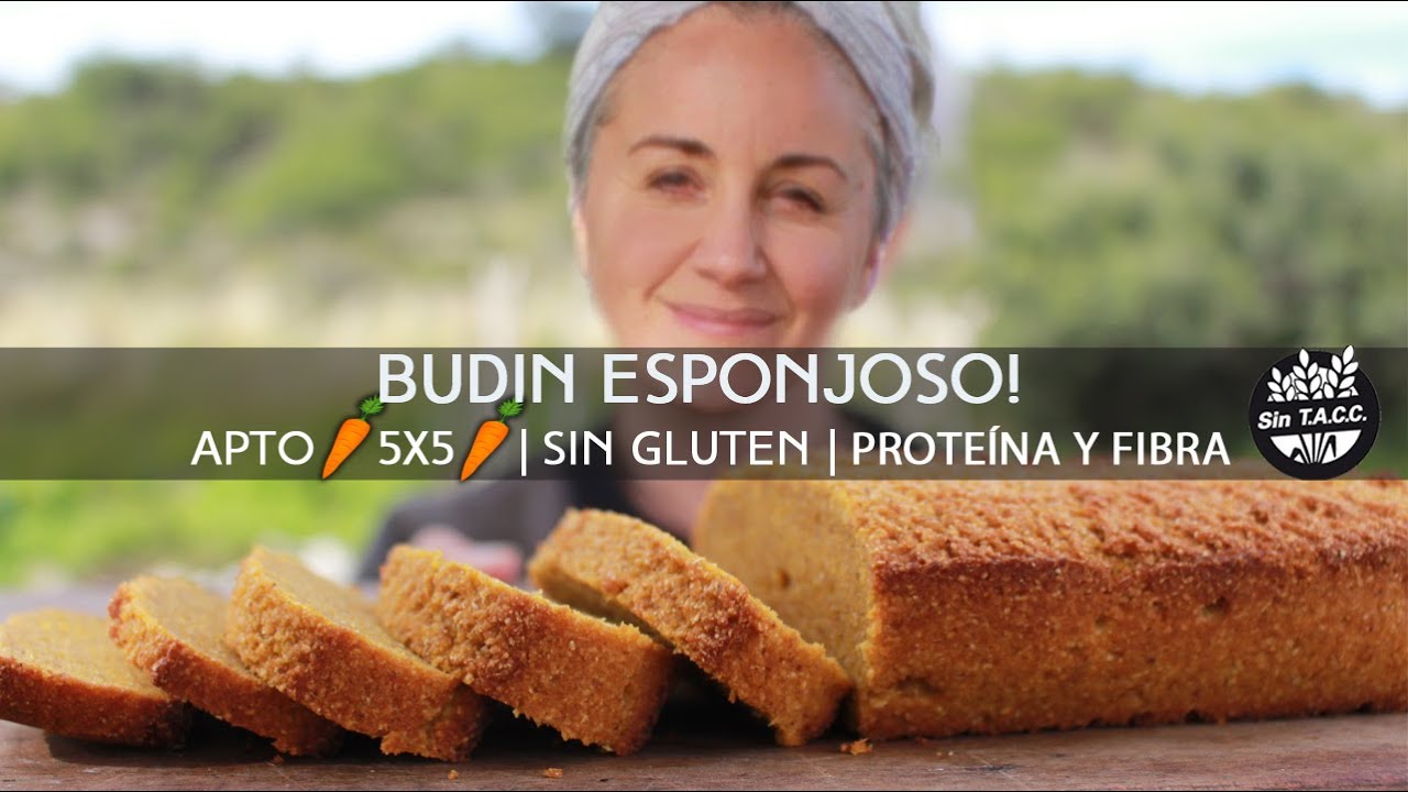 BUDIN esponjoso! ALUCINANTE!  Apto🥕5X5🥕 y Celíacos | a base de zanahoria, huevos y mandioca! 🥰