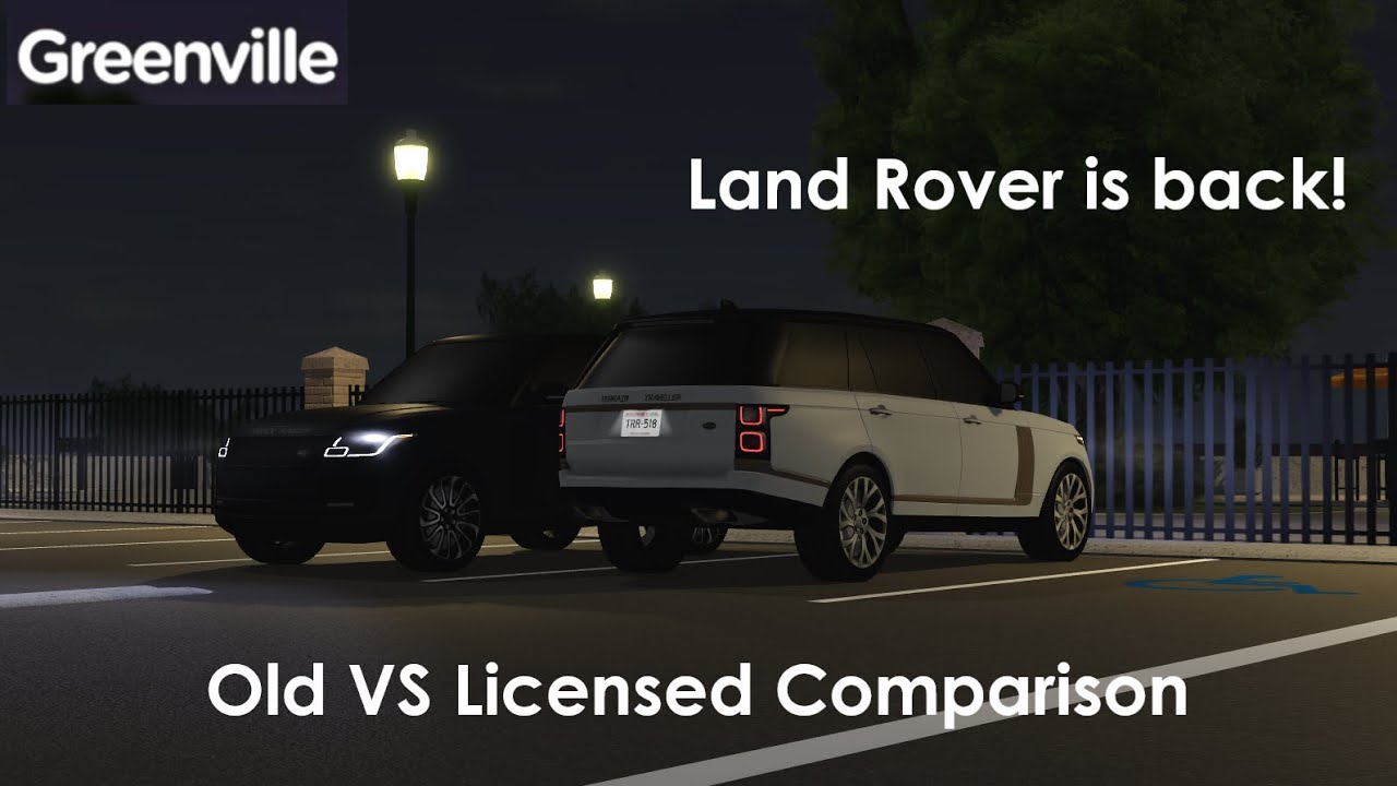 Old vs Licenced Land Rover Comparison - Greenville Roblox