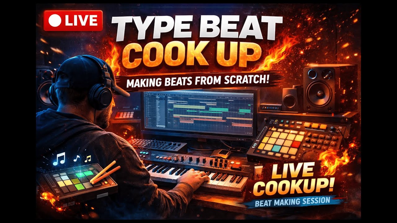 🔴 LIVE TYPE BEAT COOK UP | Making Beats From Scratch 🎹🔥 | Infectiousbeatz