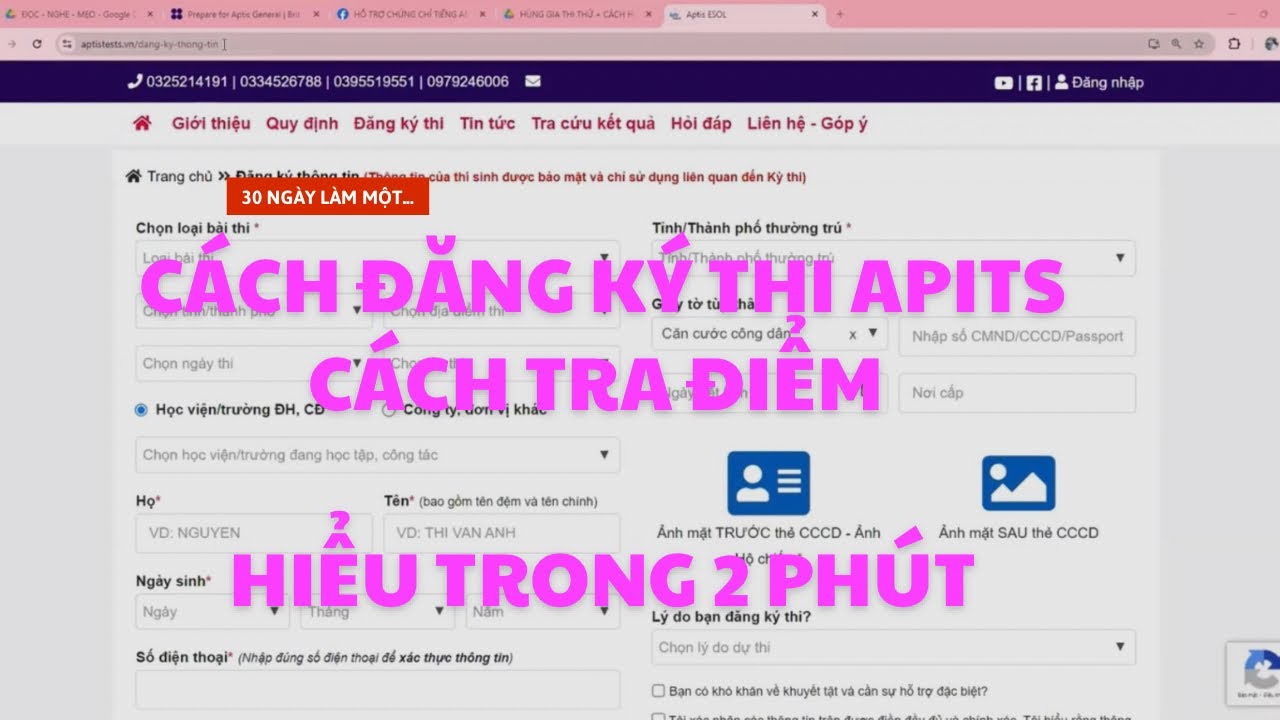 Cách đăng ký thi Aptis và cách tra điểm Aptis | Dễ hiểu trong 2 phút