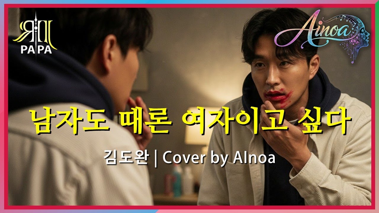 남자도 때론 여자이고 싶다 - 김도완 | Cover by AInoa (가사/Lyrics) | High Quality Audio
