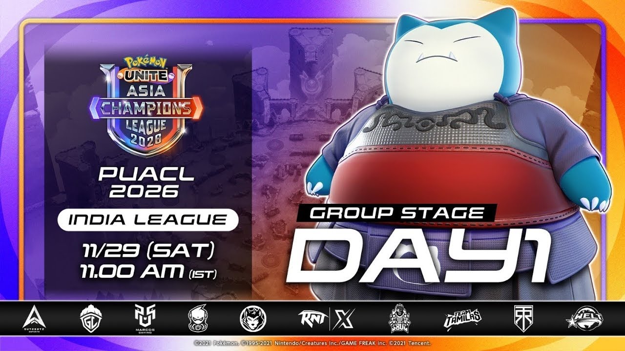 WATCHPARTY Day 6 MG  | Pokémon UNITE Asia Champions League 2026 (PUACL2026) INDIA league