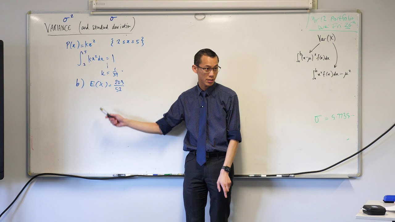 Variance (3 of 4: Worked example with second formula)