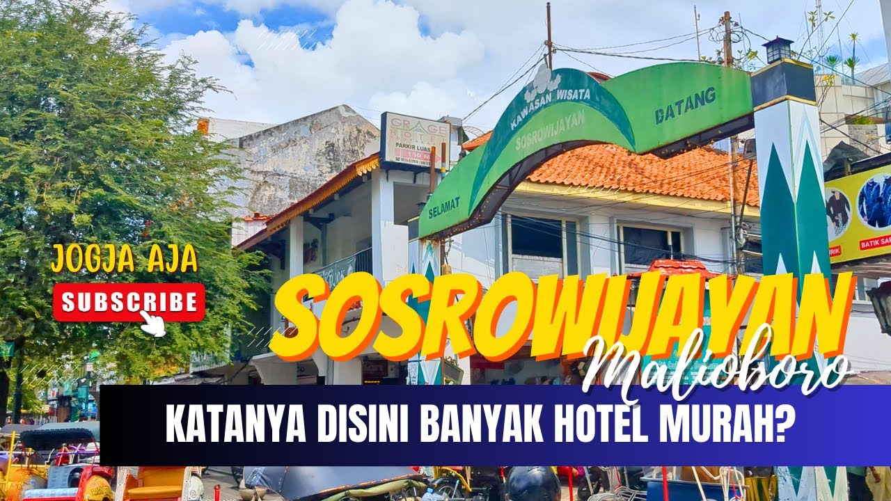 MENYUSURI KAWASAN WISATA SOSROWIJAYAN DENGAN JALAN KAKI SAMPAI MALIOBORO | WISATA JOGJA 2025