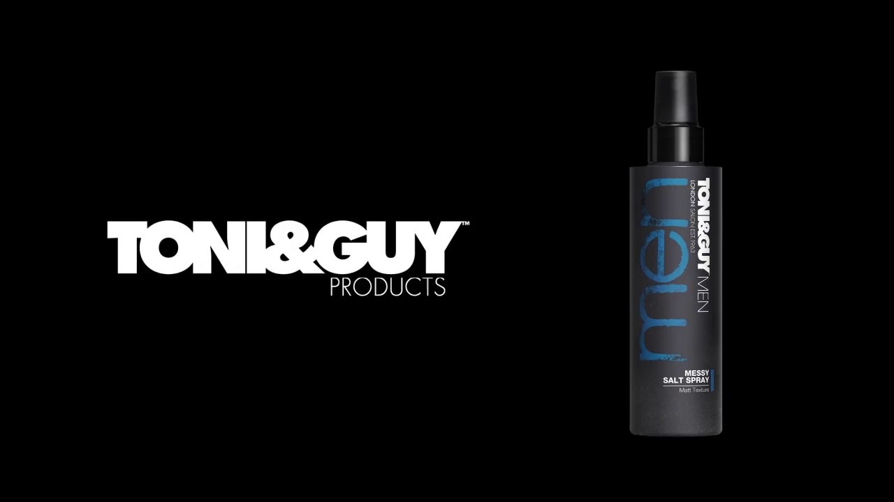Give your hair that messy look with TONI&GUY messy salt spray!