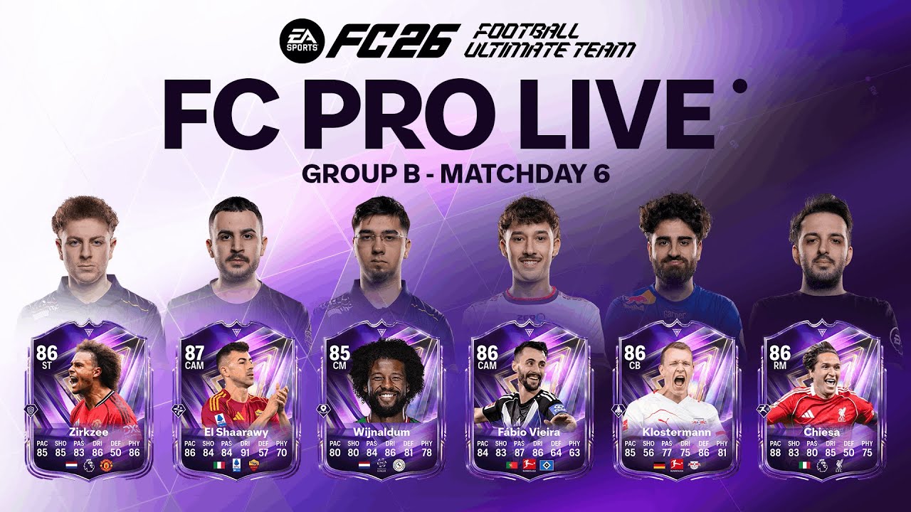 FC Pro Open Match Day 6 - Group B