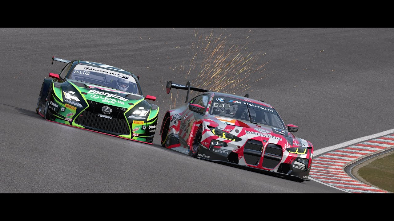 30 minute GT3 battle at Portimao | Wiktor Rajczak Lexus - Wingers Esports vs Jakub Wiśniewski BMW