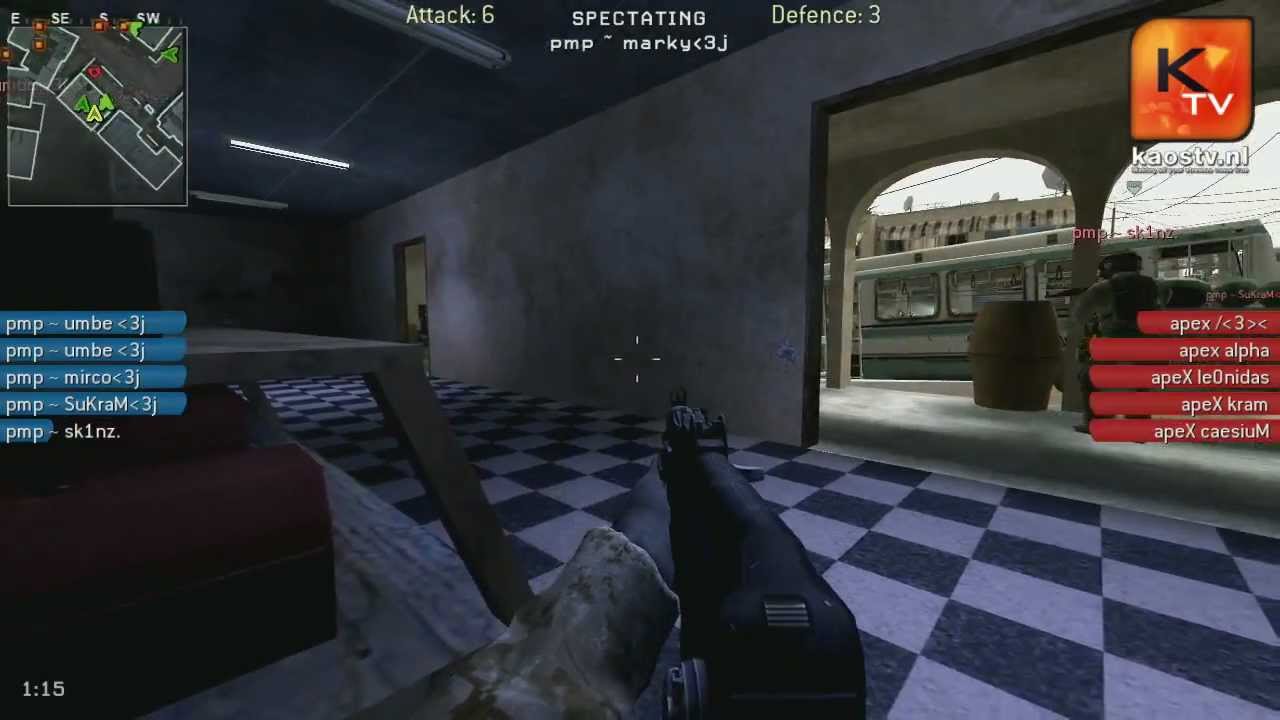 [CoD4] PMP vs Apex Map3 - ESL Major Series Re-Match