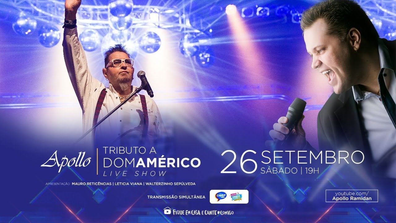 Apollo | Tributo a Dom Américo | #FiqueEmCasa e cante #Comigo